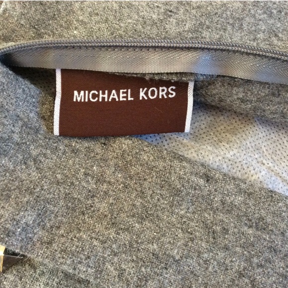 Michael Kors MK Home Decorative Pillow Cover Square 26x26 Wool Rayon Metal Studs - Picture 4 of 6